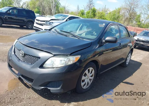 2009 Toyota Corolla Le из США, поврежденный, VIN 2T1BU40E39C147688